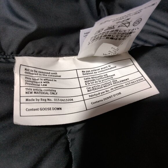 EB700 Eddie Bauer Puffer Vest Men L Tall Gray Goose Down Jacket - Picture 16 of 16